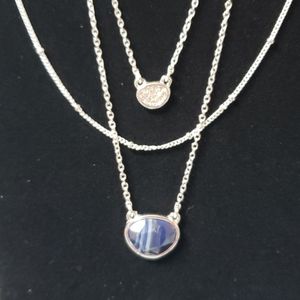Layered Stone Accent Necklace